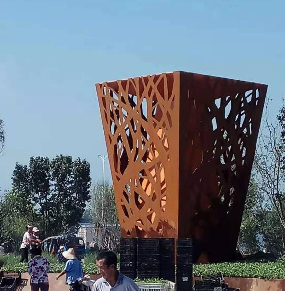 金东耐候钢板雕塑